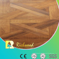 8.3mm E1 AC3 HDF Woodgrain Texture Teak Waxed Edged Laminate Flooring